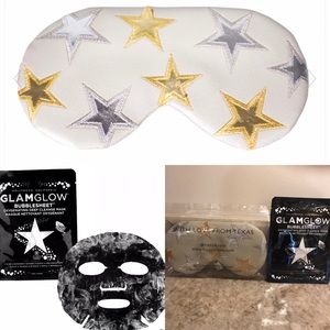 NWT sleep mask with FREE Glamglow cleansing mask!
